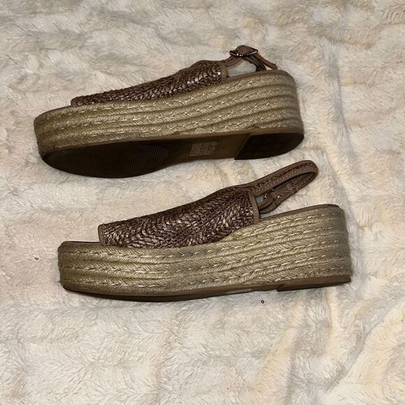 Steve Madden heeled espadrille sandals | Sz 9 - Picture 3 of 9